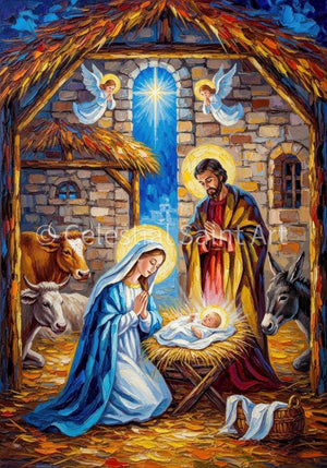 The Nativity - Digital Print