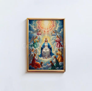 The Coronation of Mary - Digital Print