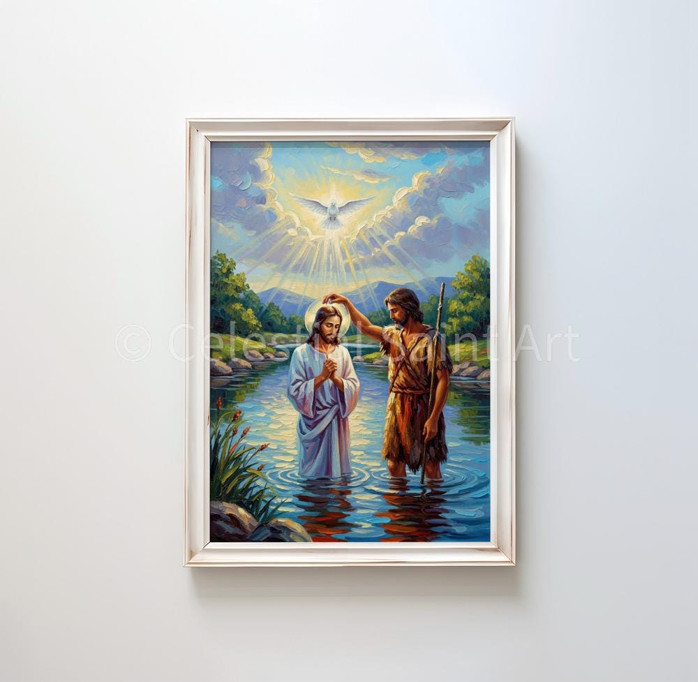 The Baptism of Jesus - Digital Print