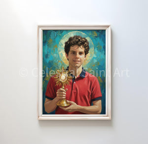 Saint Carlo Acutis - Digital Print | High Resolution | Instant Access | Easy Download