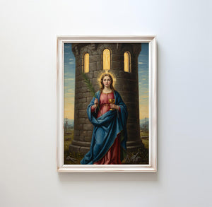 St. Barbara - Digital Print | High Resolution | Instant Access | Easy Download