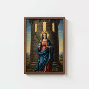 St. Barbara - Digital Print | High Resolution | Instant Access | Easy Download