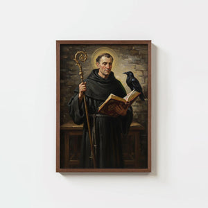 St. Benedict of Nursia - Digital Print | High Resolution | Instant Access | Easy Download