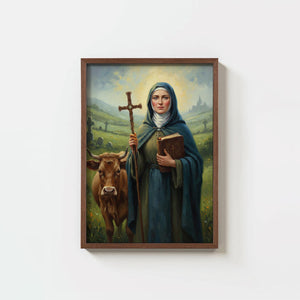 St. Brigid of Ireland - Digital Print | High Resolution | Instant Access | Easy Download