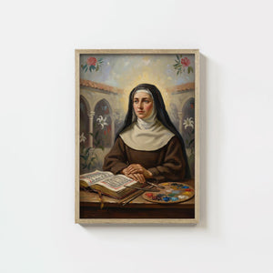 St. Catherine of Bologna - Digital Print | High Resolution | Instant Access | Easy Download