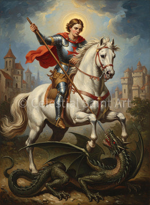 St. George - Digital Print | High Resolution | Instant Access | Easy Download