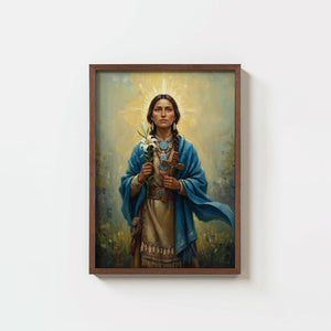 St. Kateri Tekakwitha - Digital Print | High Resolution | Instant Access | Easy Download