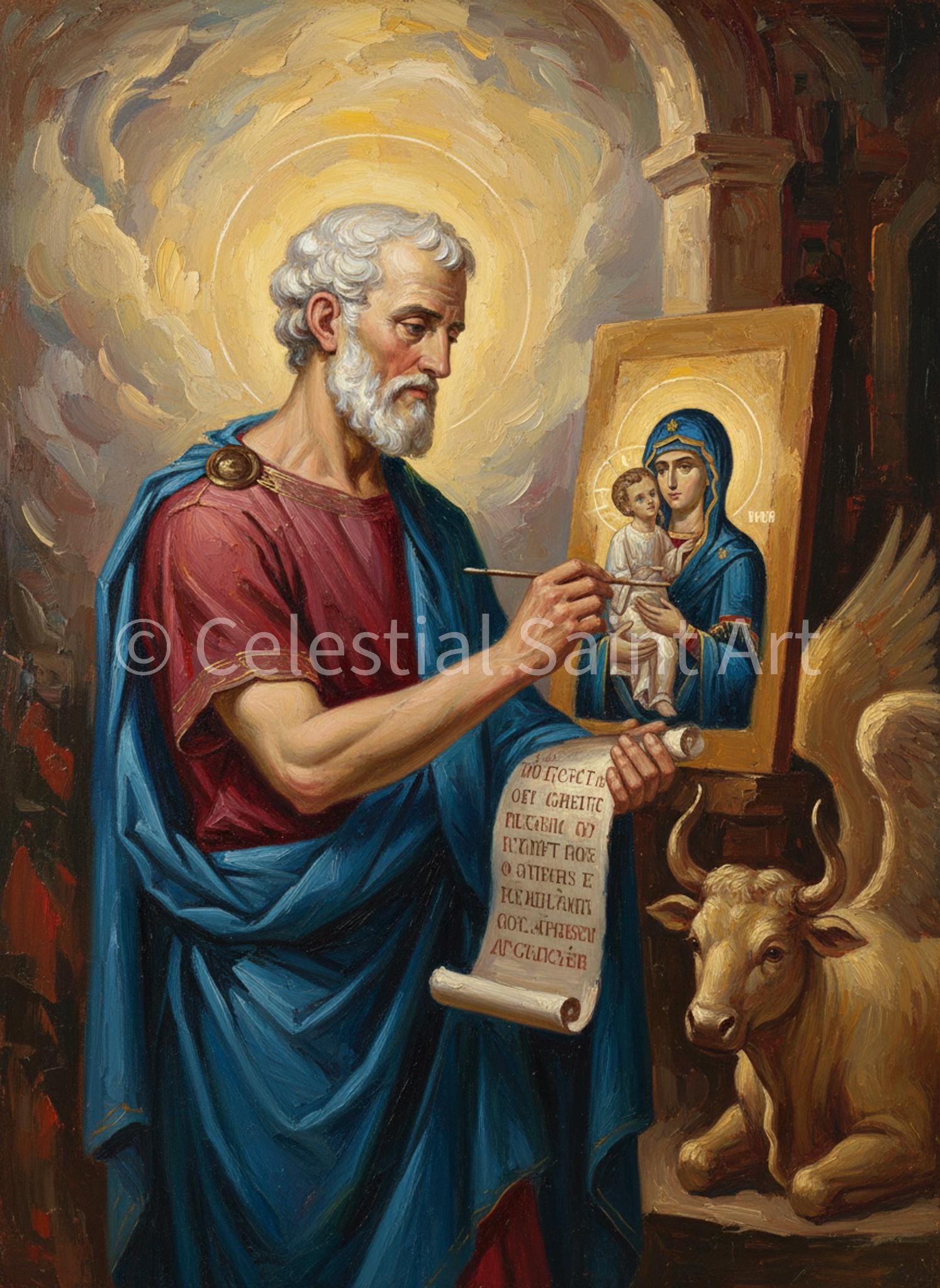 St. Luke - Digital Print | High Resolution | Instant Access | Easy Download