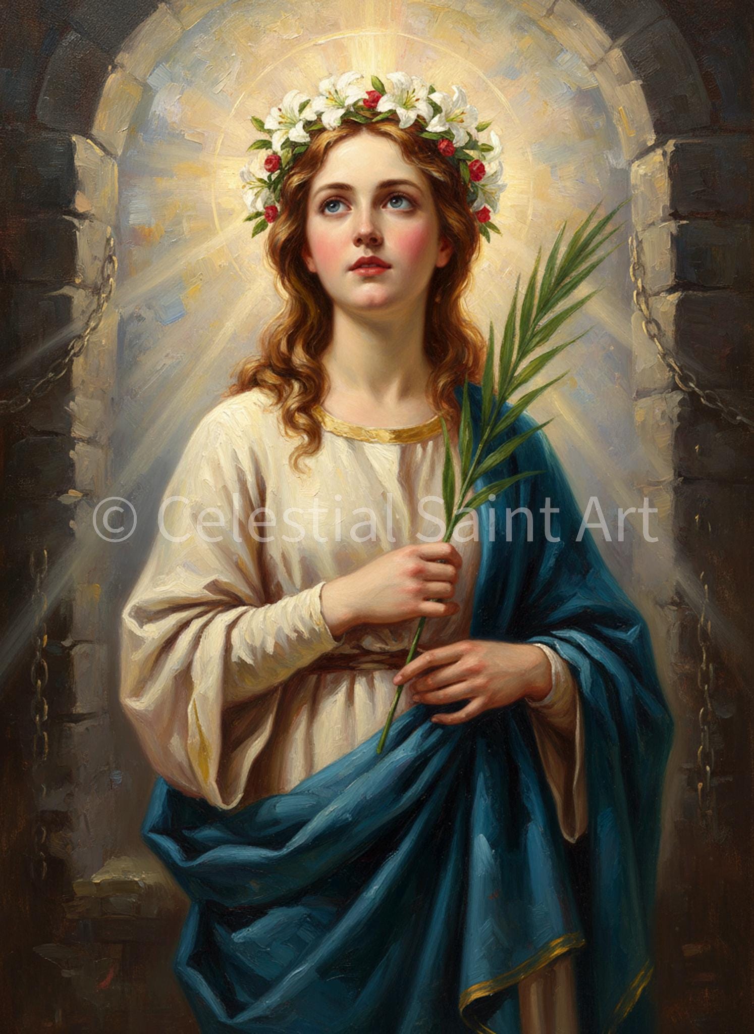 St. Philomena - Digital Print | High Resolution | Instant Access | Easy Download