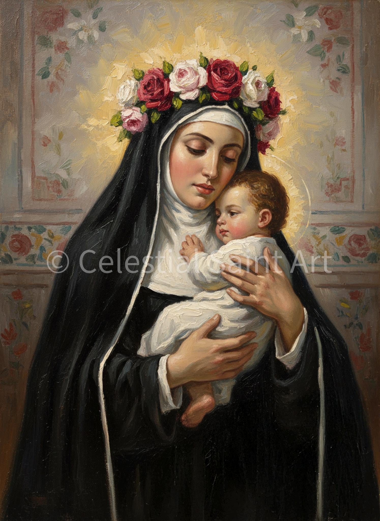 St. Rose of Lima - Digital Print | High Resolution | Instant Access | Easy Download