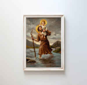 St. Christopher - Digital Print | High Resolution | Instant Access | Easy Download