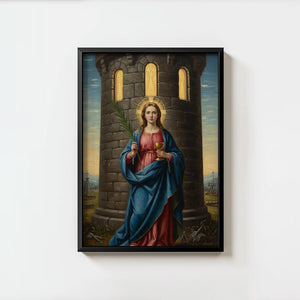 St. Barbara - Digital Print | High Resolution | Instant Access | Easy Download