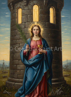 St. Barbara - Digital Print | High Resolution | Instant Access | Easy Download