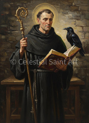 St. Benedict of Nursia - Digital Print | High Resolution | Instant Access | Easy Download