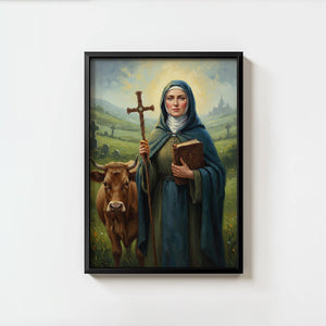 St. Brigid of Ireland - Digital Print | High Resolution | Instant Access | Easy Download