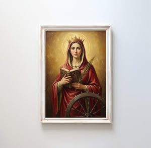 St. Catherine of Alexandria - Digital Print | High Resolution | Instant Access | Easy Download