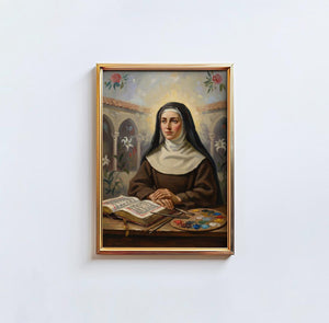 St. Catherine of Bologna - Digital Print | High Resolution | Instant Access | Easy Download