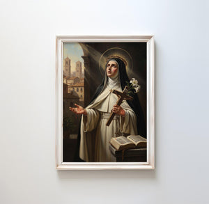 St. Catherine of Siena - Digital Print | High Resolution | Instant Access | Easy Download