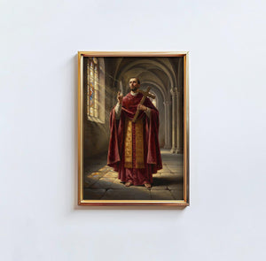 St. Charles Borromeo - Digital Print | High Resolution | Instant Access | Easy Download