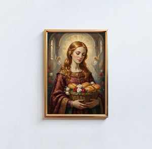 St. Elizabeth of Hungary - Digital Print | High Resolution | Instant Access | Easy Download