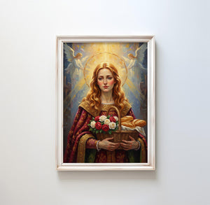 St. Elizabeth of Hungary - Digital Print | High Resolution | Instant Access | Easy Download