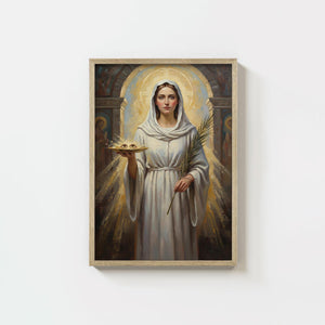 St. Lucy - Digital Print | High Resolution | Instant Access | Easy Download