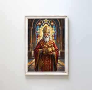 St. Nicholas - Digital Print | High Resolution | Instant Access | Easy Download