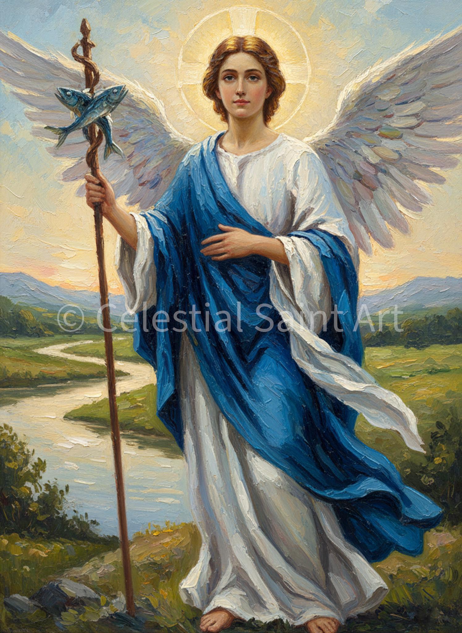 St. Raphael the Archangel - Digital Print | High Resolution | Instant Access | Easy Download