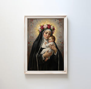 St. Rose of Lima - Digital Print | High Resolution | Instant Access | Easy Download