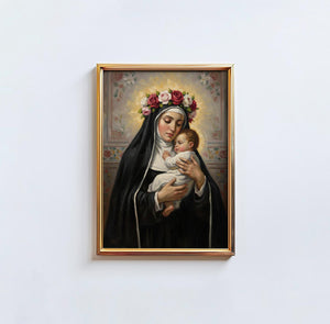 St. Rose of Lima - Digital Print | High Resolution | Instant Access | Easy Download