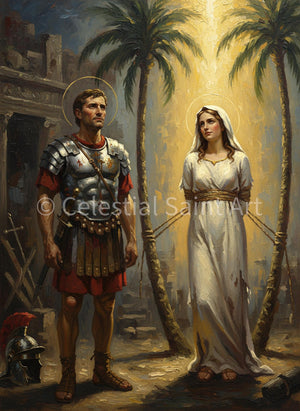 Saints Victor and Corona - Digital Print | High Resolution | Instant Access | Easy Download