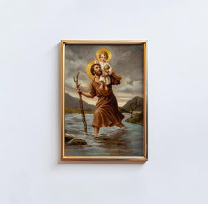 St. Christopher - Digital Print | High Resolution | Instant Access | Easy Download