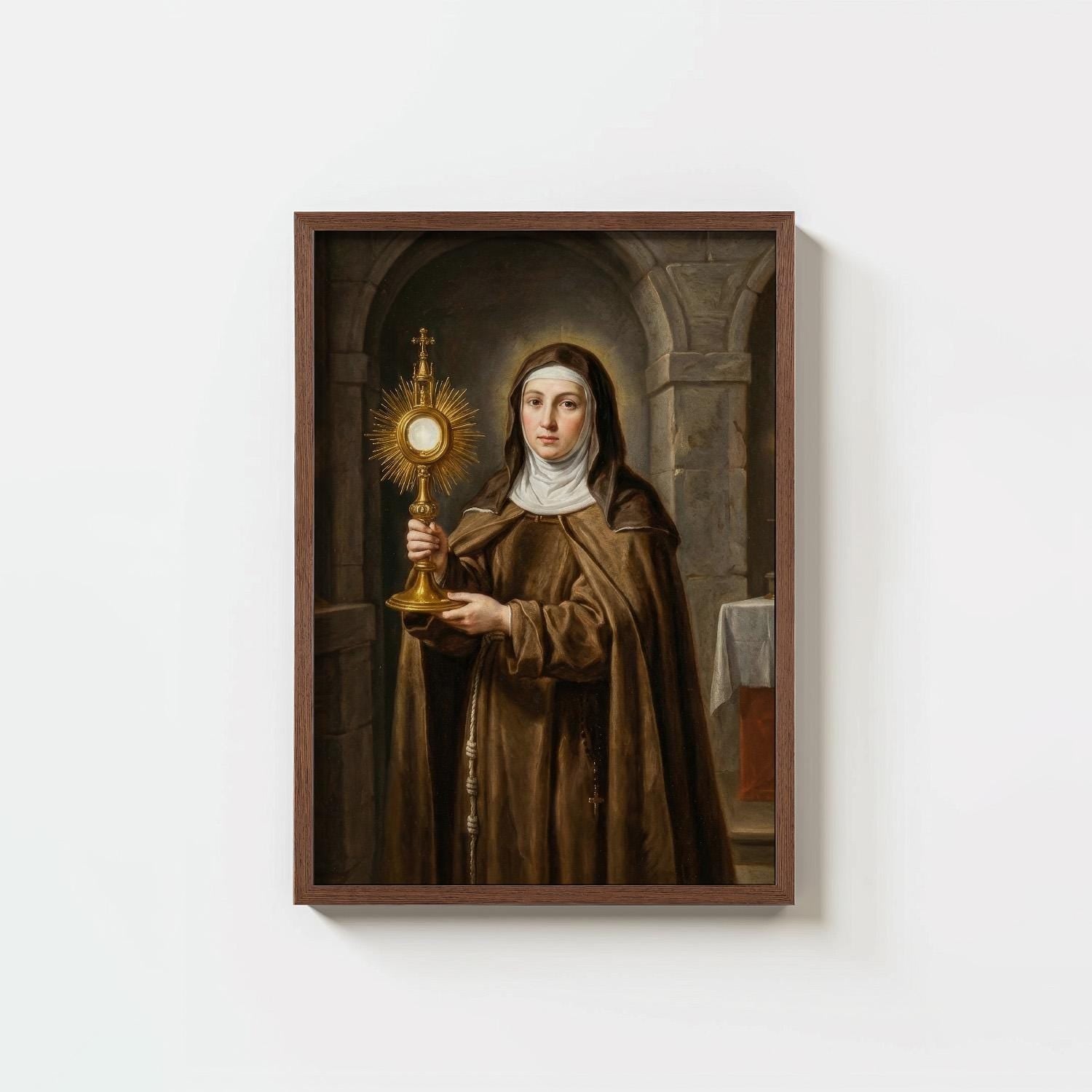 St. Clare of Assisi - Digital Print | High Resolution | Instant Access | Easy Download