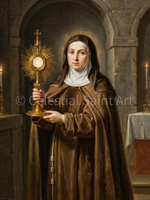 St. Clare of Assisi - Digital Print | High Resolution | Instant Access | Easy Download