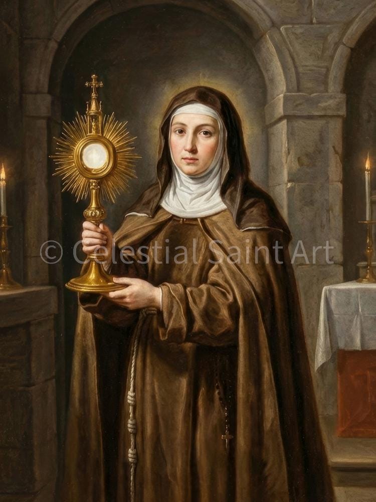 St. Clare of Assisi - Digital Print | High Resolution | Instant Access | Easy Download