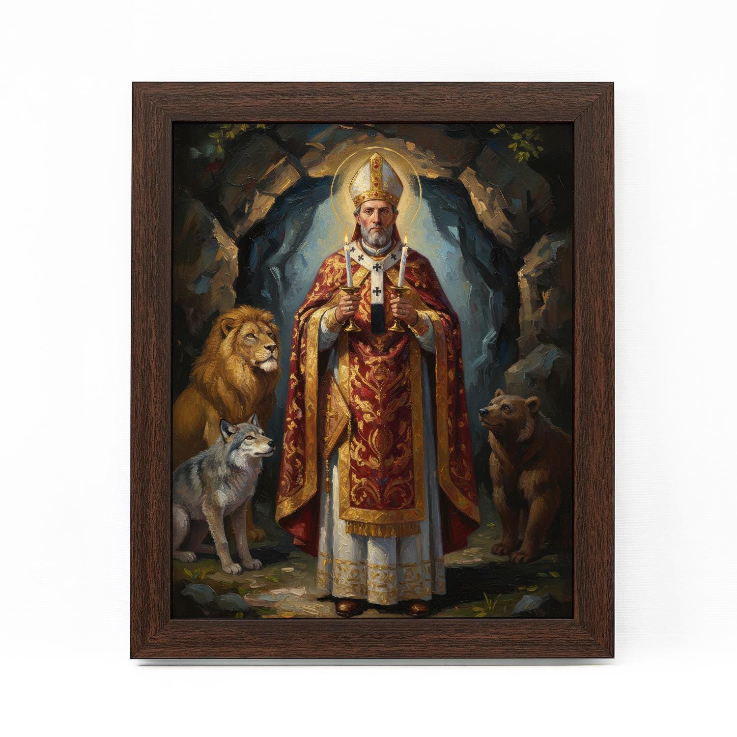 St. Blaise - Framed Print 8x10