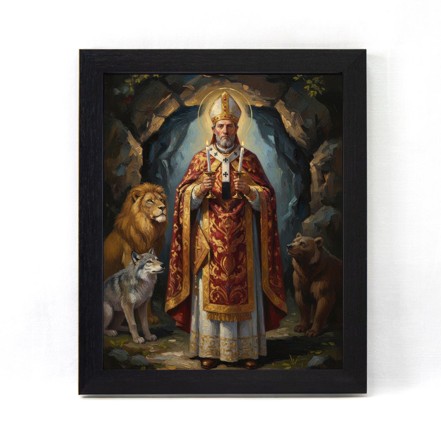 St. Blaise - Framed Print 8x10