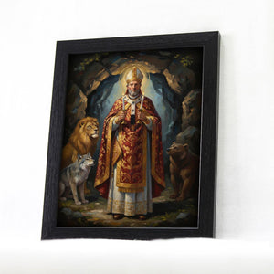 St. Blaise - Framed Print 8x10
