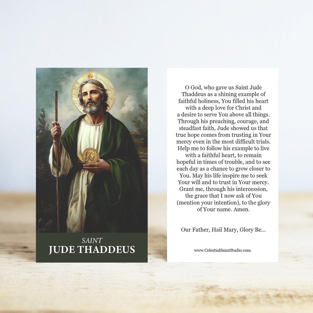 St. Jude Prayer Cards | Wallet Size | 100, 200, 500