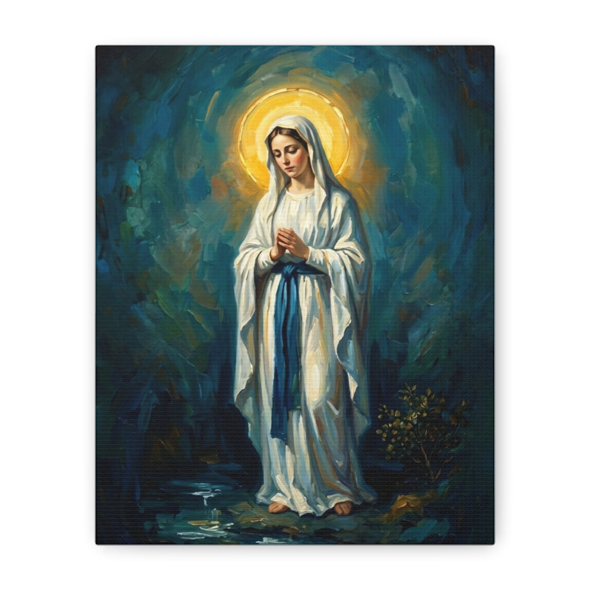 Our Lady Of Lourdes - Canvas Gallery Wraps