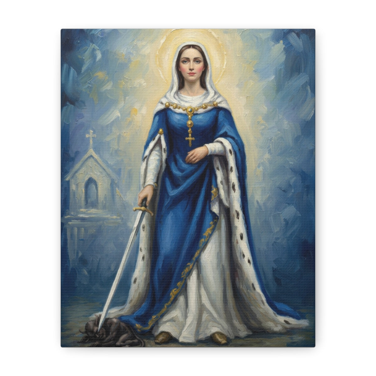 St. Dymphna - Canvas Gallery Wraps