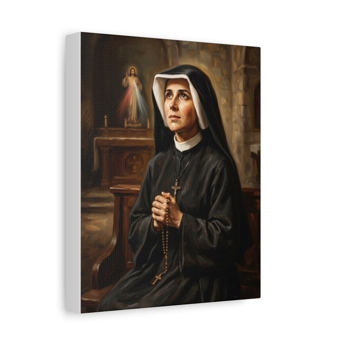 St. Faustina Kowalska - Canvas Gallery Wraps