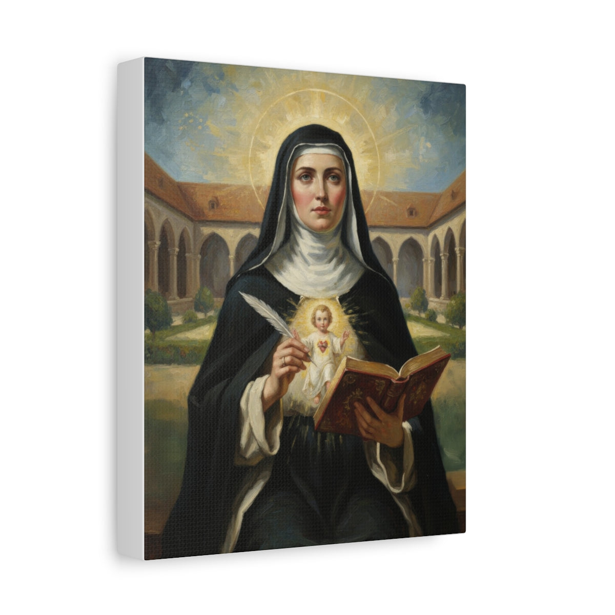 St. Gertrude The Great - Canvas Gallery Wraps