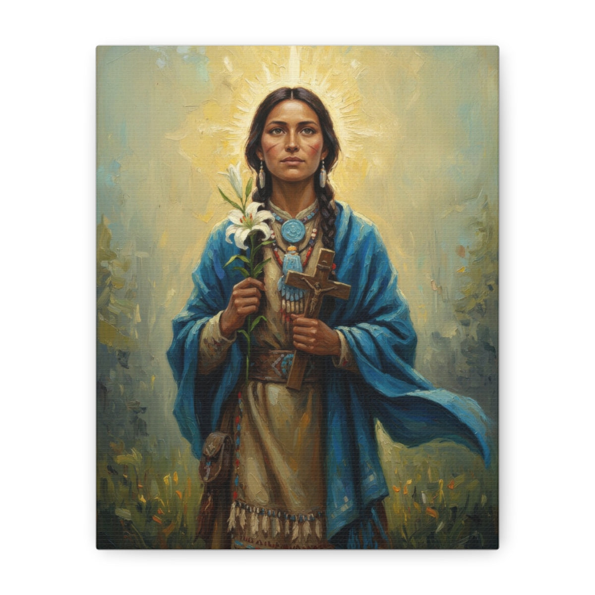St. Kateri Tekakwitha - Canvas Gallery Wraps
