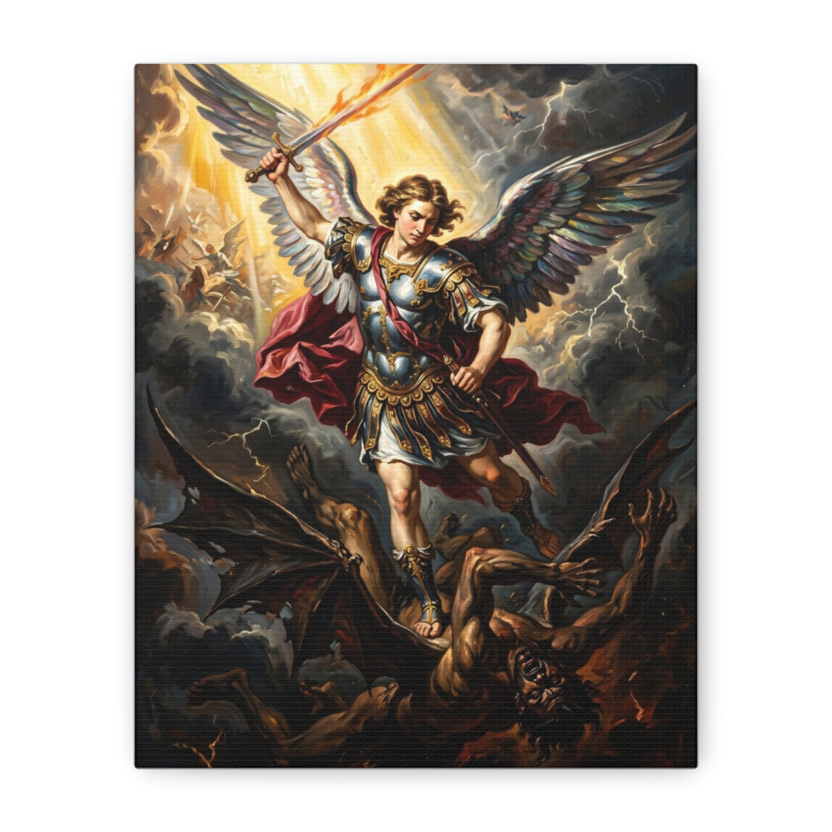 St. Michael The Archangel - Canvas Gallery Wraps