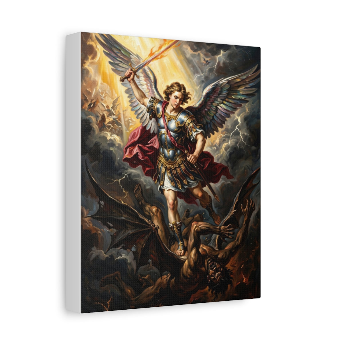 St. Michael The Archangel - Canvas Gallery Wraps