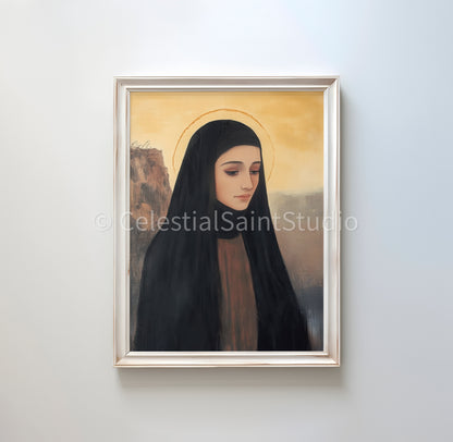 St. Rafqa - Digital Print