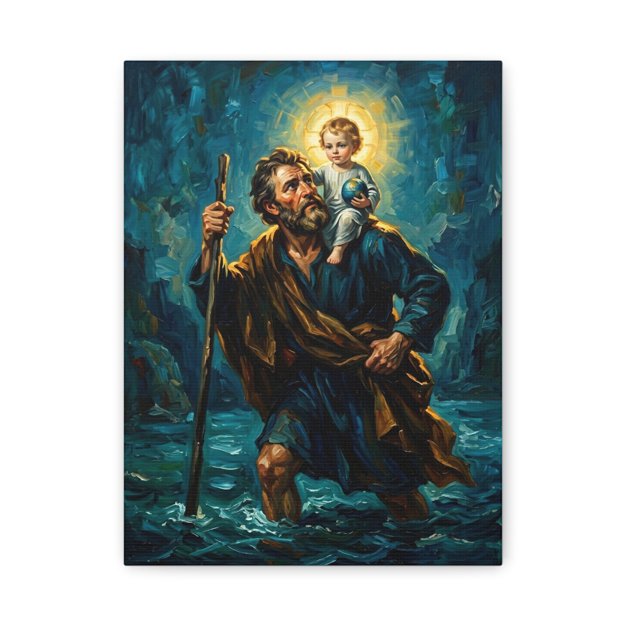 St. Christopher - Canvas Gallery Wraps