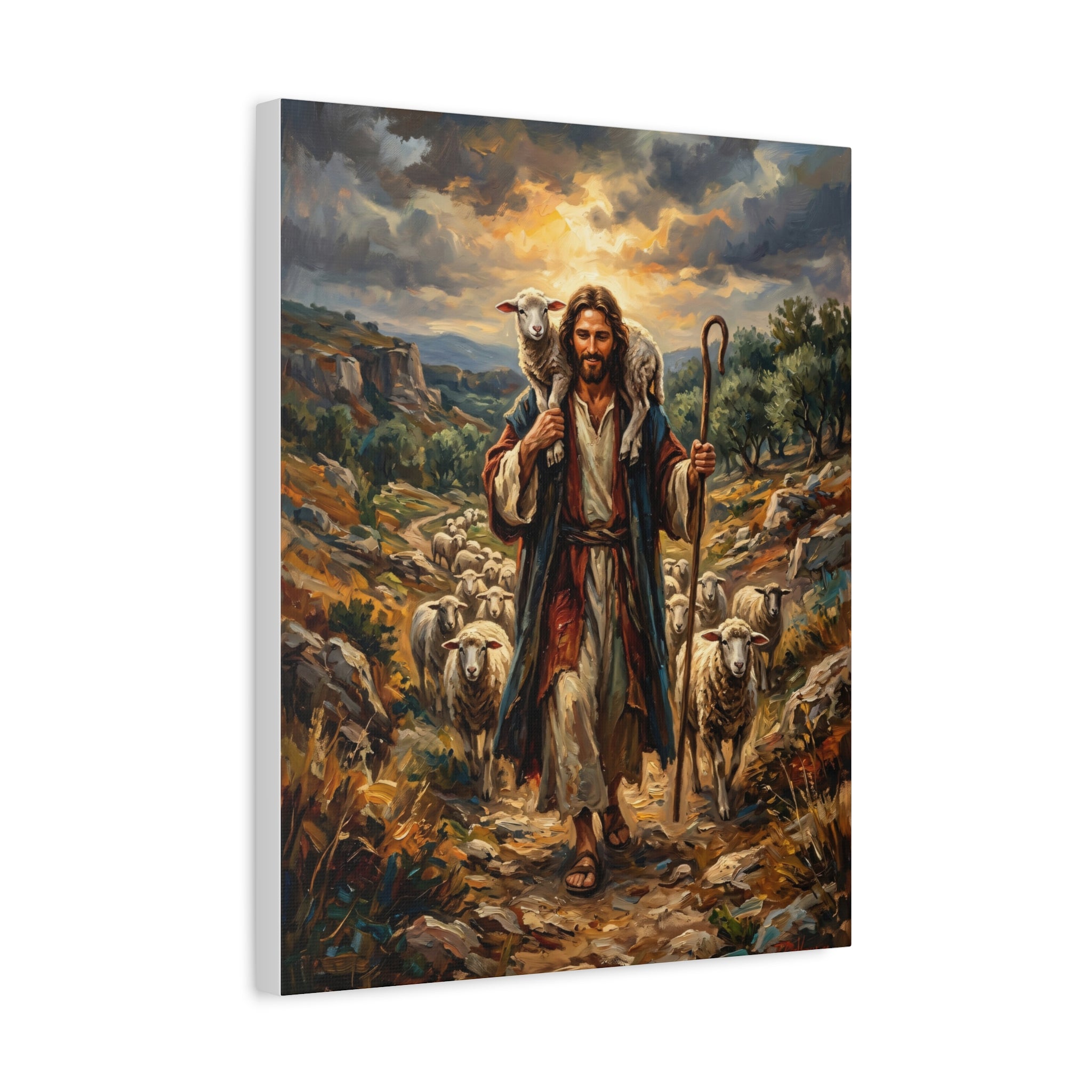 The Good Shepherd - Canvas Gallery Wraps – CelestialSaintStudio