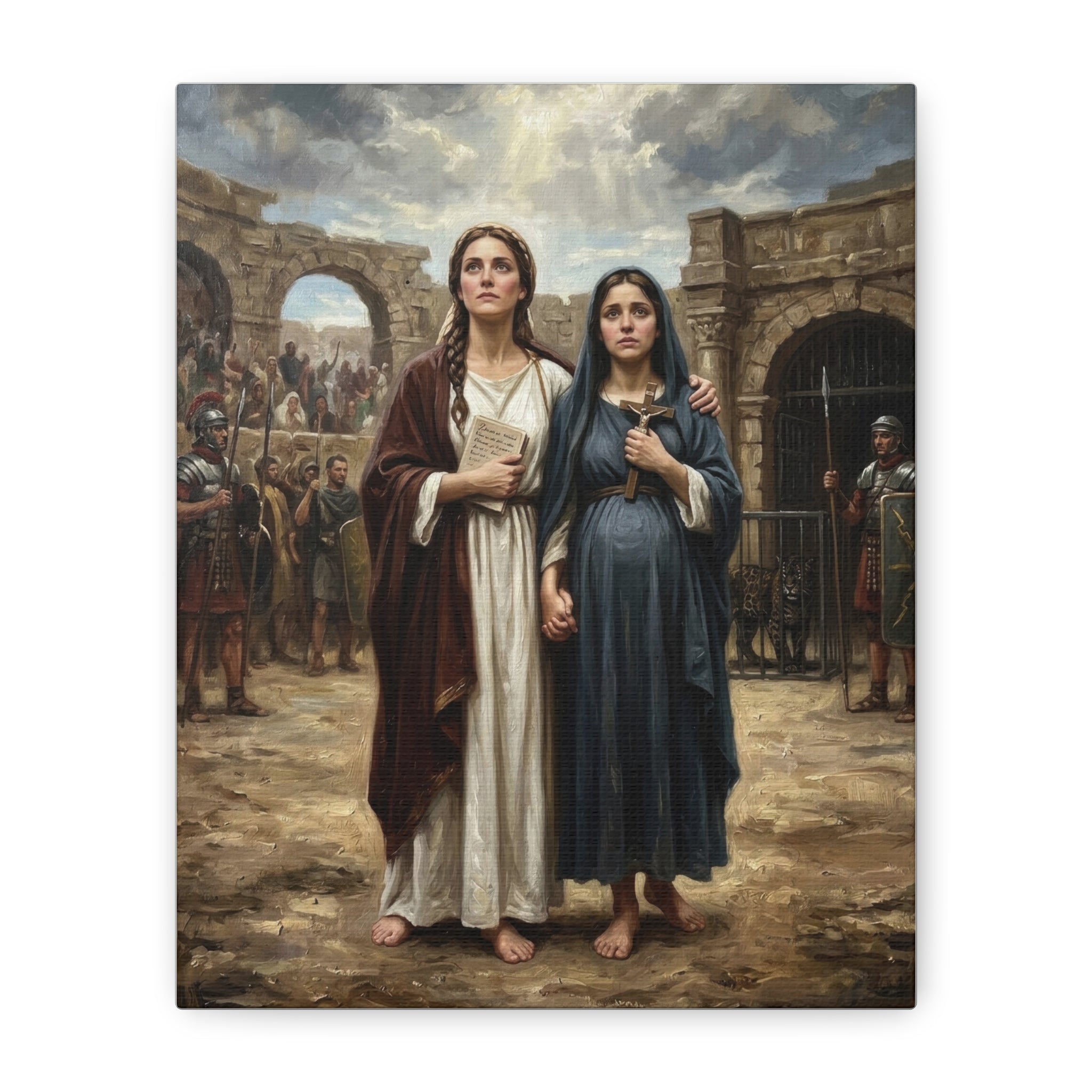 Sts. Perpetua And Felicity - Canvas Gallery Wraps